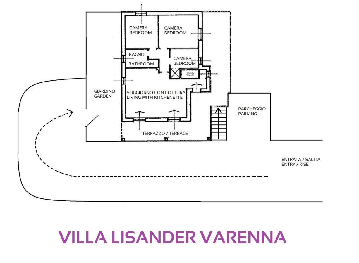 Villa Lisander Varenna Esterno foto